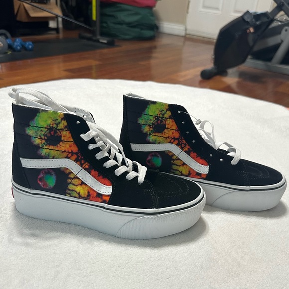 Vans Sk8-Hi Paradoxical Black Tapered Stackform Shoes - Picture 2 of 13